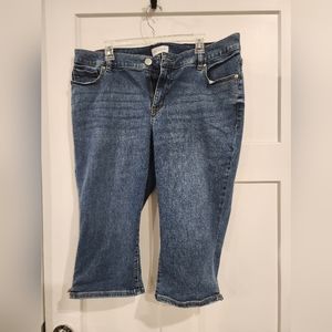 Lane Bryant capri pants Size 18. Denim. Average used condition